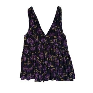 AMERICAN EAGLE Sleeveless Floral Top